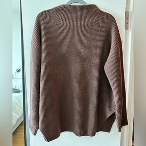 NWOT Hatch Chocolate Brown Sweater size 2